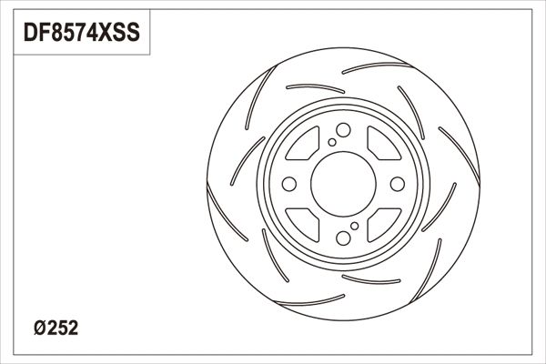 TRW BRAKE DISC - TecDoc Only