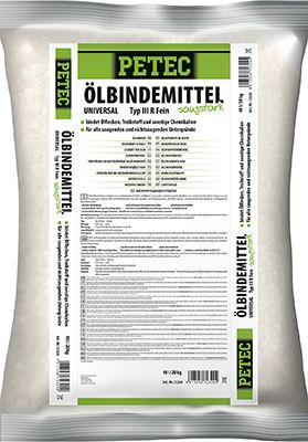 PETEC 72320 - &Ouml;LBINDEMITTEL, TYP III R, SACK 20 KG fixe VE Menge: 36 Stueck auf Europalette