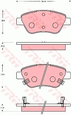 TRW DISC BRAKE PADS - TecDoc Only