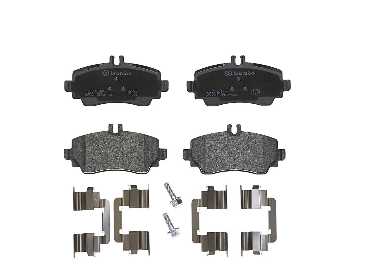 Brembo P 50 036 Bremsbelagsatz, Scheibenbremse