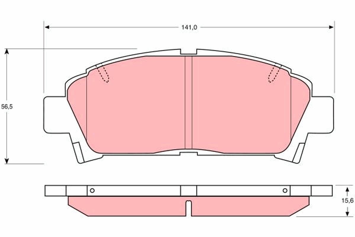 Brake Pad Set, disc brake GDB1145