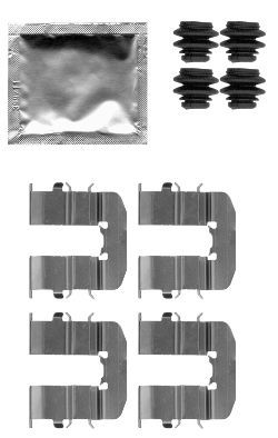 Juego de accesorios, balatas de frenos