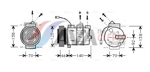 Kompressor, Klimaanlage