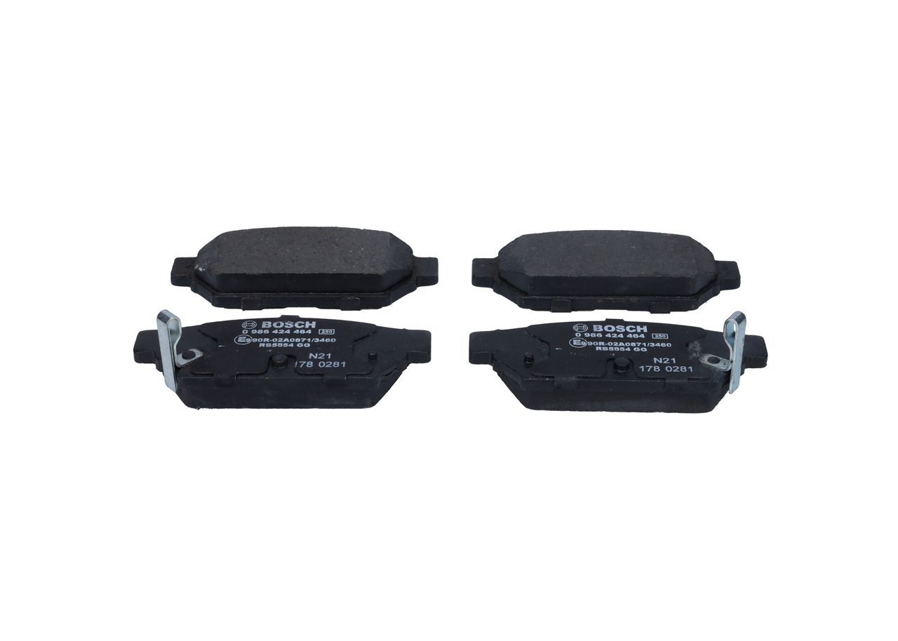 Brake Pad Set, disc brake 0 986 424 464