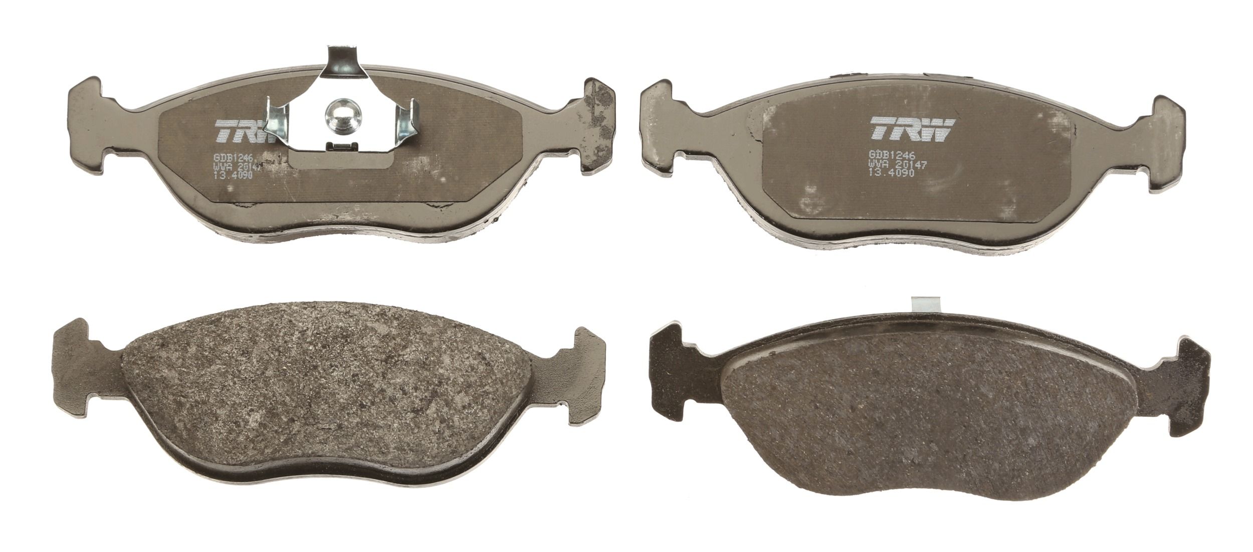 TRW DISC BRAKE PADS - TecDoc 2