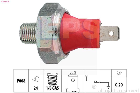 Oil Pressure Switch 1.800.035