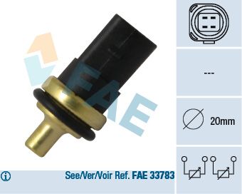 Sensor, coolant temperature 33781