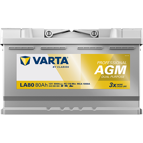 VARTA Professional AGM LA80 12V 80Ah 800A/EN