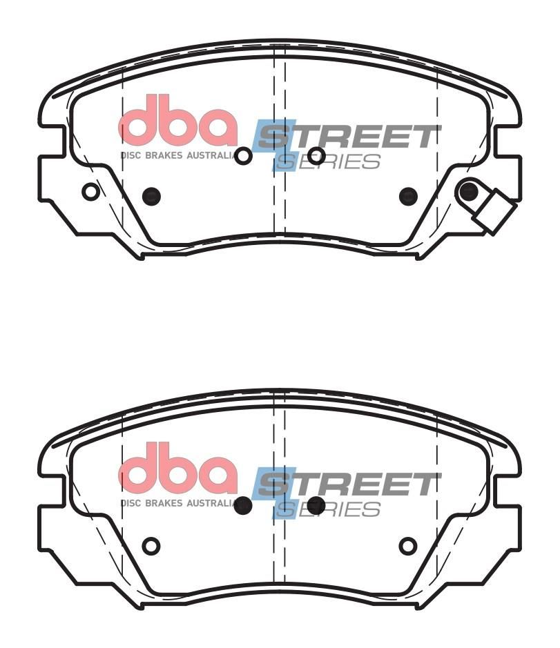 DBA SS STREET SERIES BRAKE PADS [ Holden 2013 - on  F ] - TecDoc Only