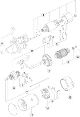 DEMARREUR MAHLE 4.2KW