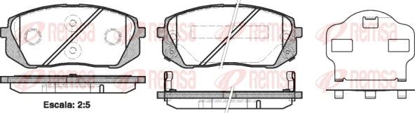 Brake Pad Set, disc brake 1302.02