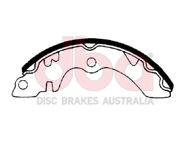 Street Series Brake Shoes [Holden / Suzuki [2Pcs] Parking Brake 180mm] - TecDoc Only