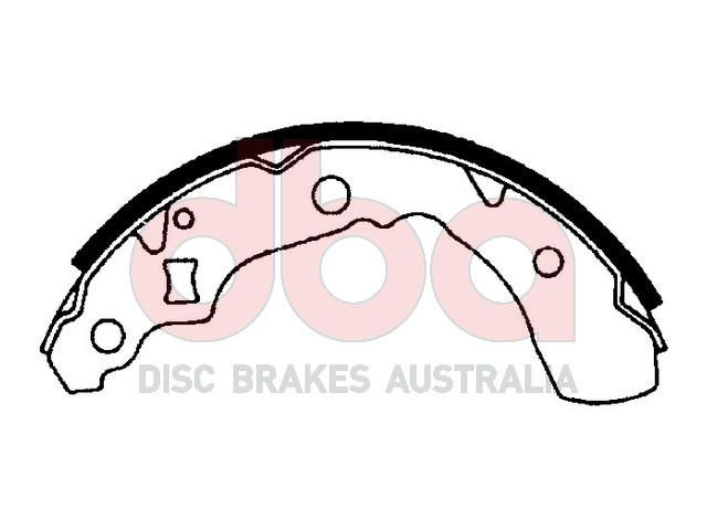 Street Series Brake Shoes [Daihatsu Charade/Mira 180mm] - TecDoc Only