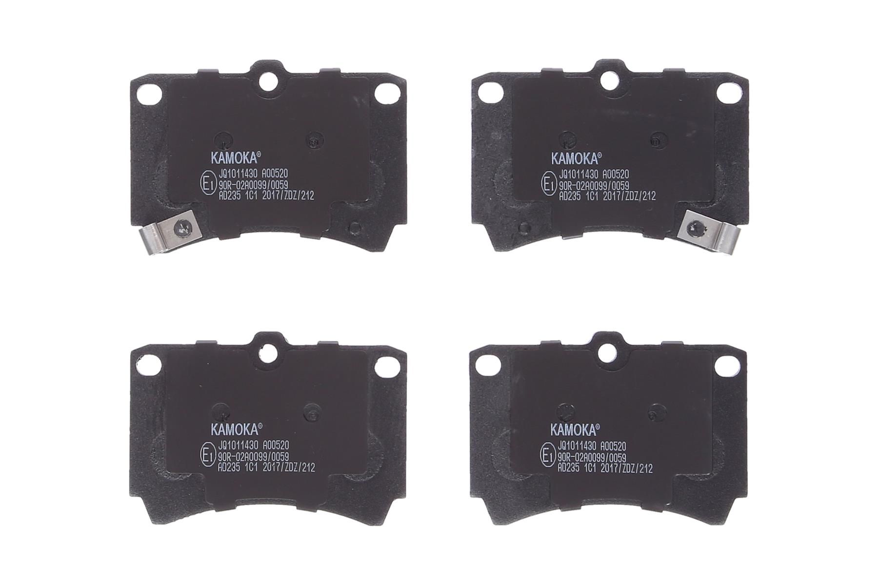 KAMOKA JQ1011430 - Bremsbelagsatz, Scheibenbremse