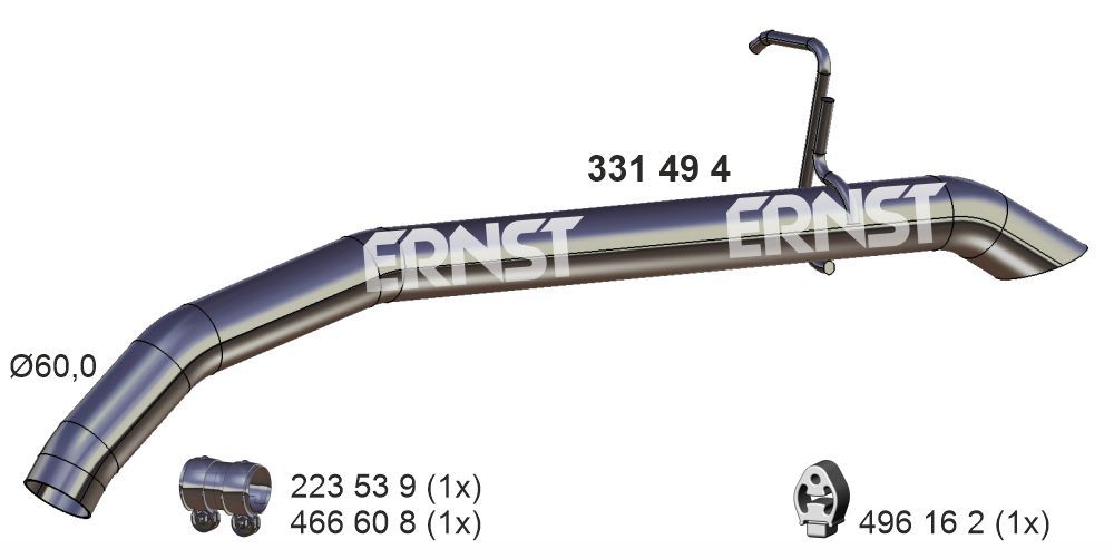 ERNST 331494 - Abgasrohr