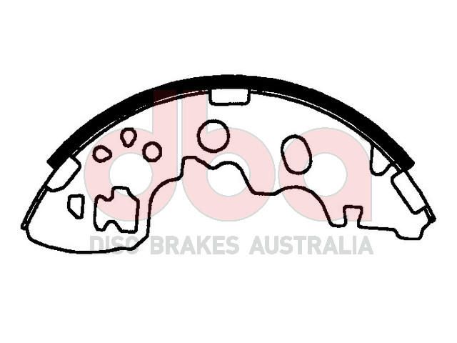 Street Series Brake Shoes [Mazda E2000/E2500 220mm] - TecDoc Only