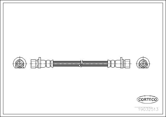 FLEXIBLE DE FREIN HONDA CR-VI-LO  0705