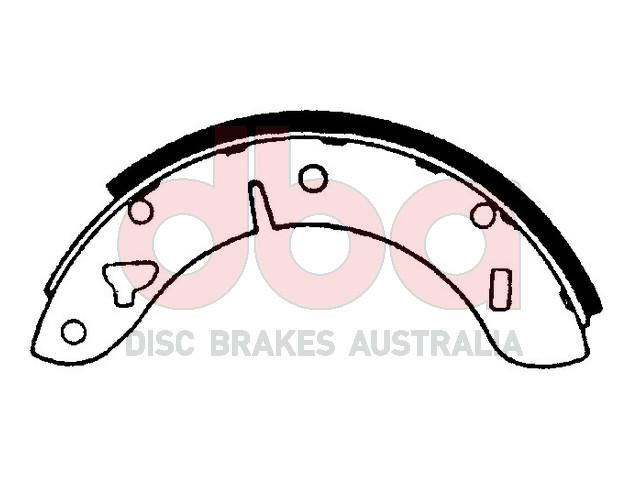 Street Series Brake Shoes [MGB / Trailer 254mm] - TecDoc Only