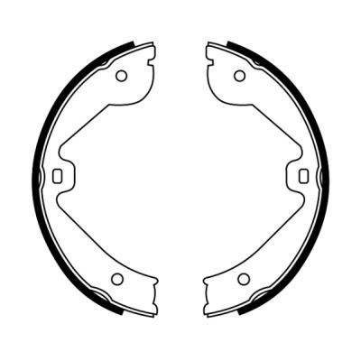 Bremsbackensatz, Feststellbremse