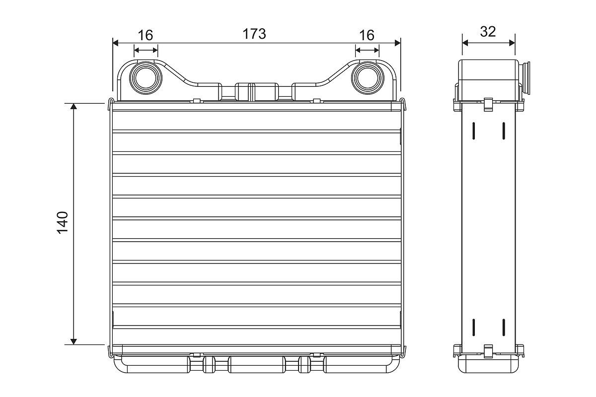 VALEO 811574 - W&auml;rmetauscher, Innenraumheizung
