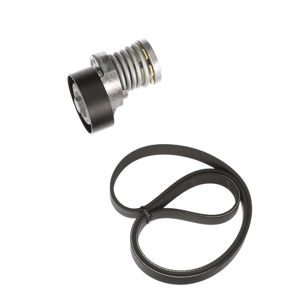 V formos rumbuotas diržas, komplektas