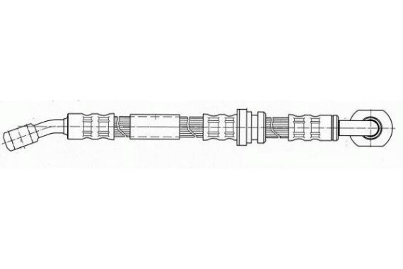 J3708035 NIPPARTS fékcső