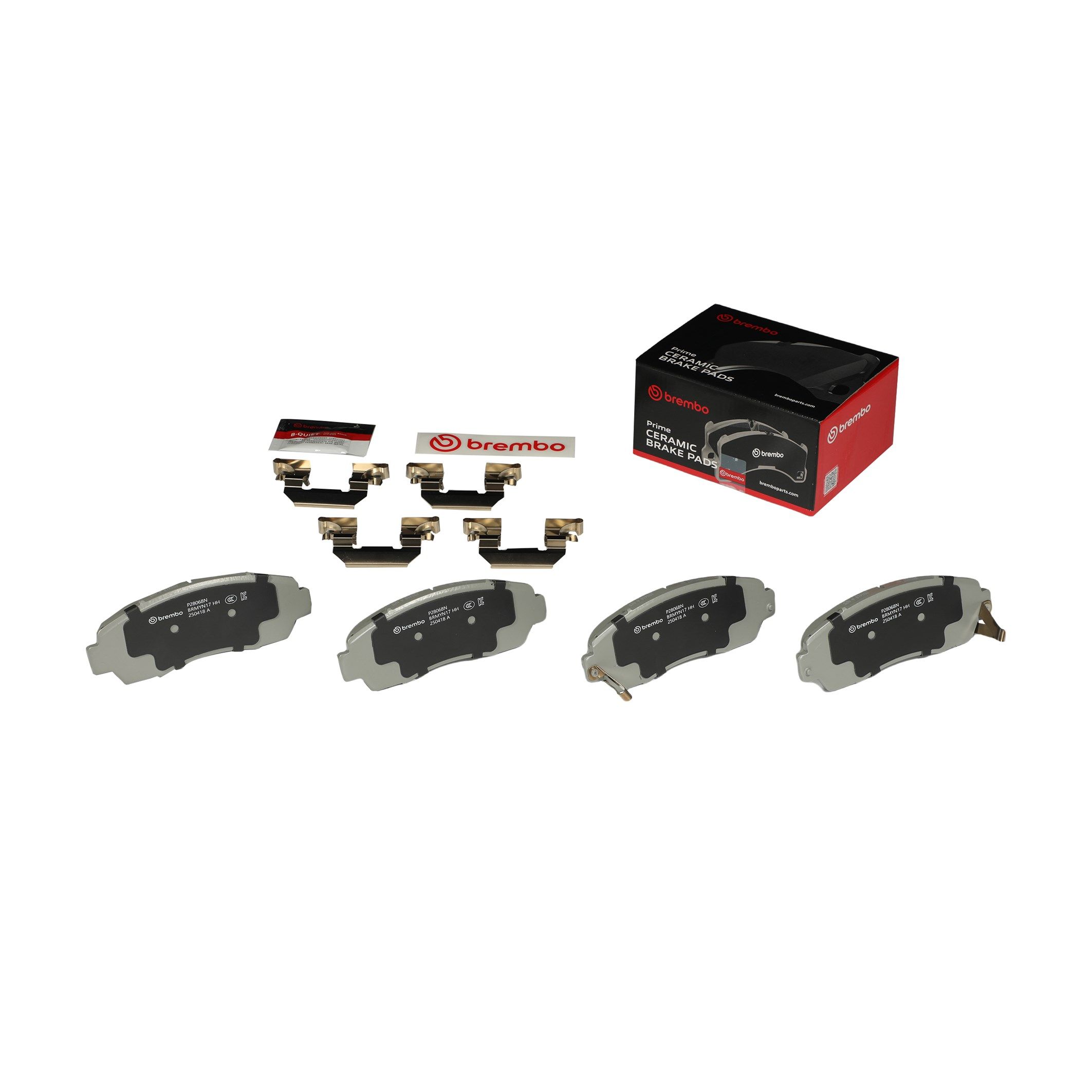 BREMBO DISC PAD -  HONDA ODYSSEY 11- (FRT) *Holes - TecDoc 1