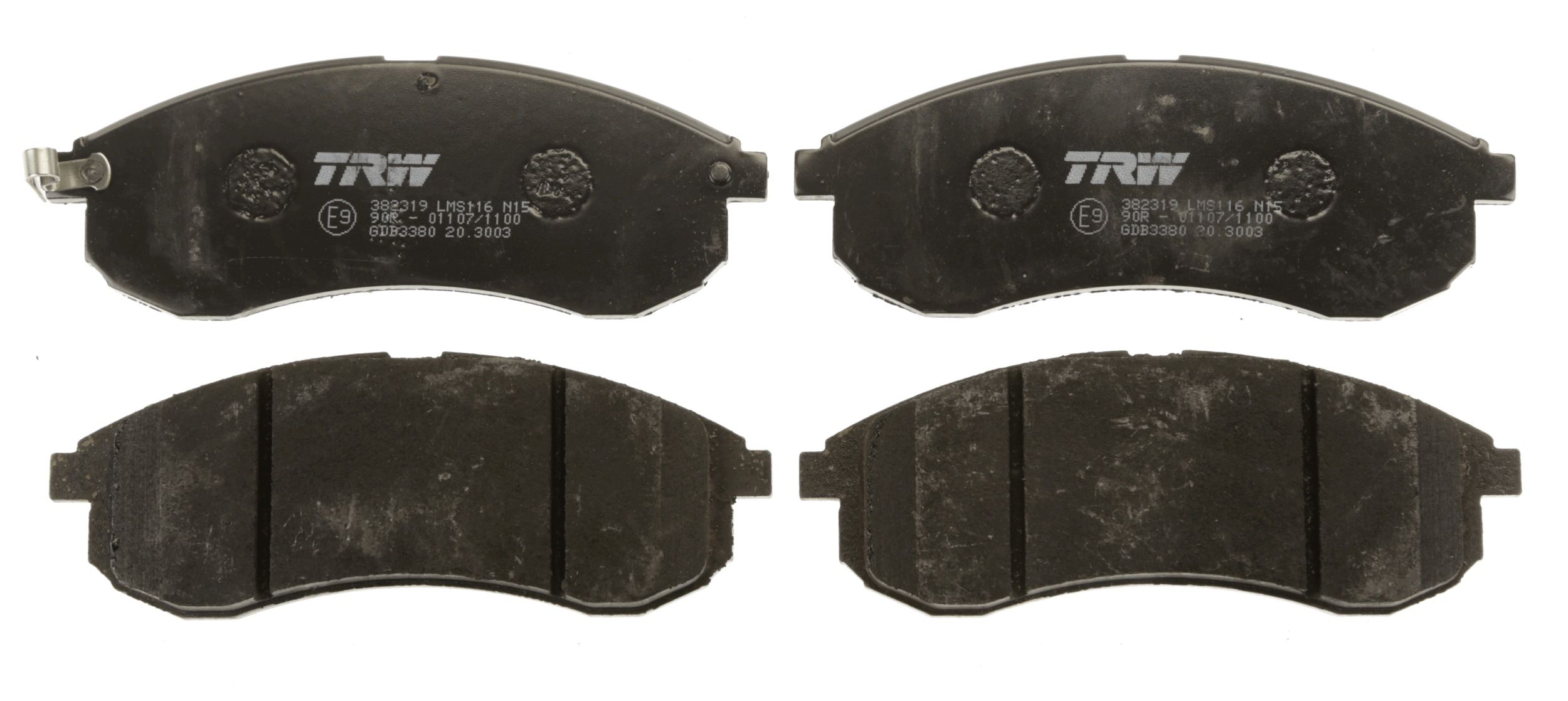 TRW DISC BRAKE PADS - TecDoc 2