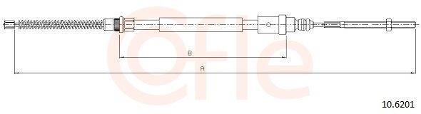 COFLE 10.6201 - Seilzug, Feststellbremse