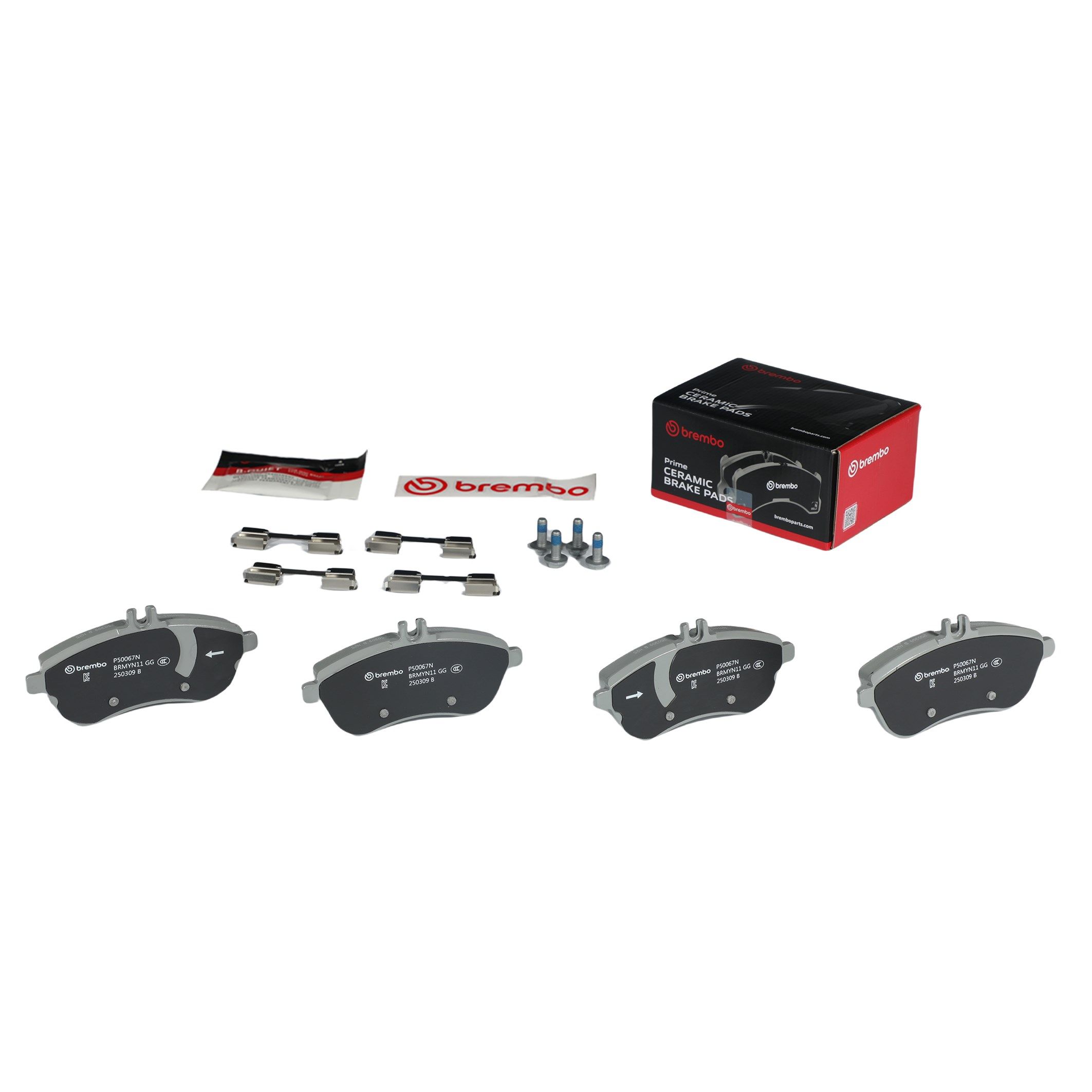 BREMBO DISC PAD -  MERCEDES BENZ C180 C204 13-16 *with sports package - TecDoc 1