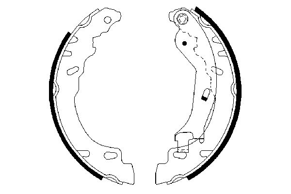 Bremsbackensatz