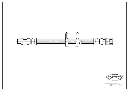 FLEXIBLE DE FREIN IVECO  0705