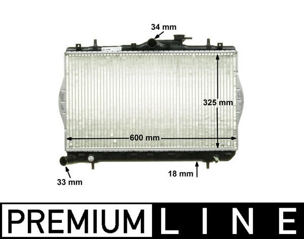 Radiador, refrigeración del motor