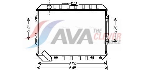 AVA QUALITY COOLING MTA2089 - Kühler, Motorkühlung ** CLEVER FIT **
