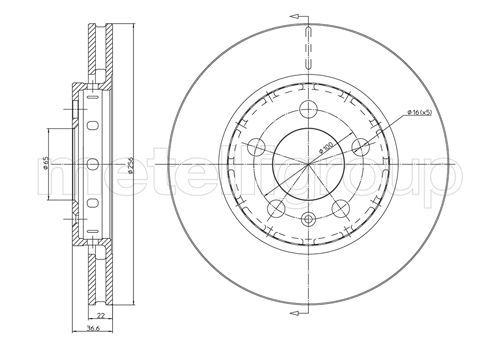 Brake Disc 23-0695C