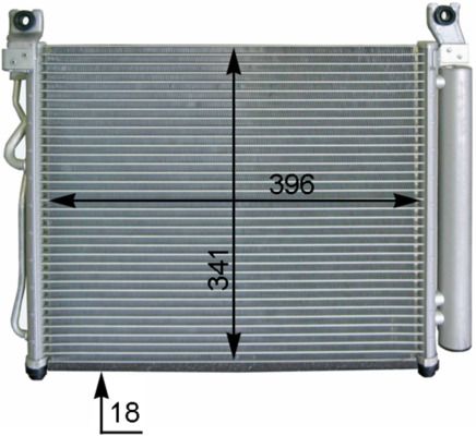 WG2369068 WILMINK GROUP kondenzátor, klíma