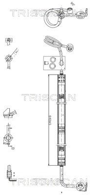 TRISCAN 8516 29039 Hydraulic Hose, steering