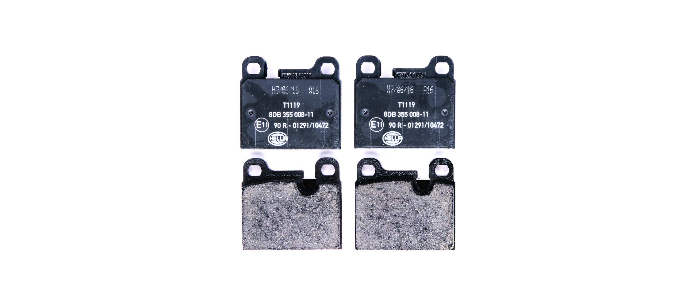 8DB 355 008-111 HELLA fékbetétkészlet, tárcsafék