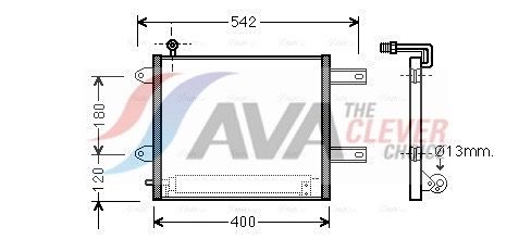 VN5177D AVA QUALITY COOLING ** CLEVER FIT ** kondenzátor, klíma
