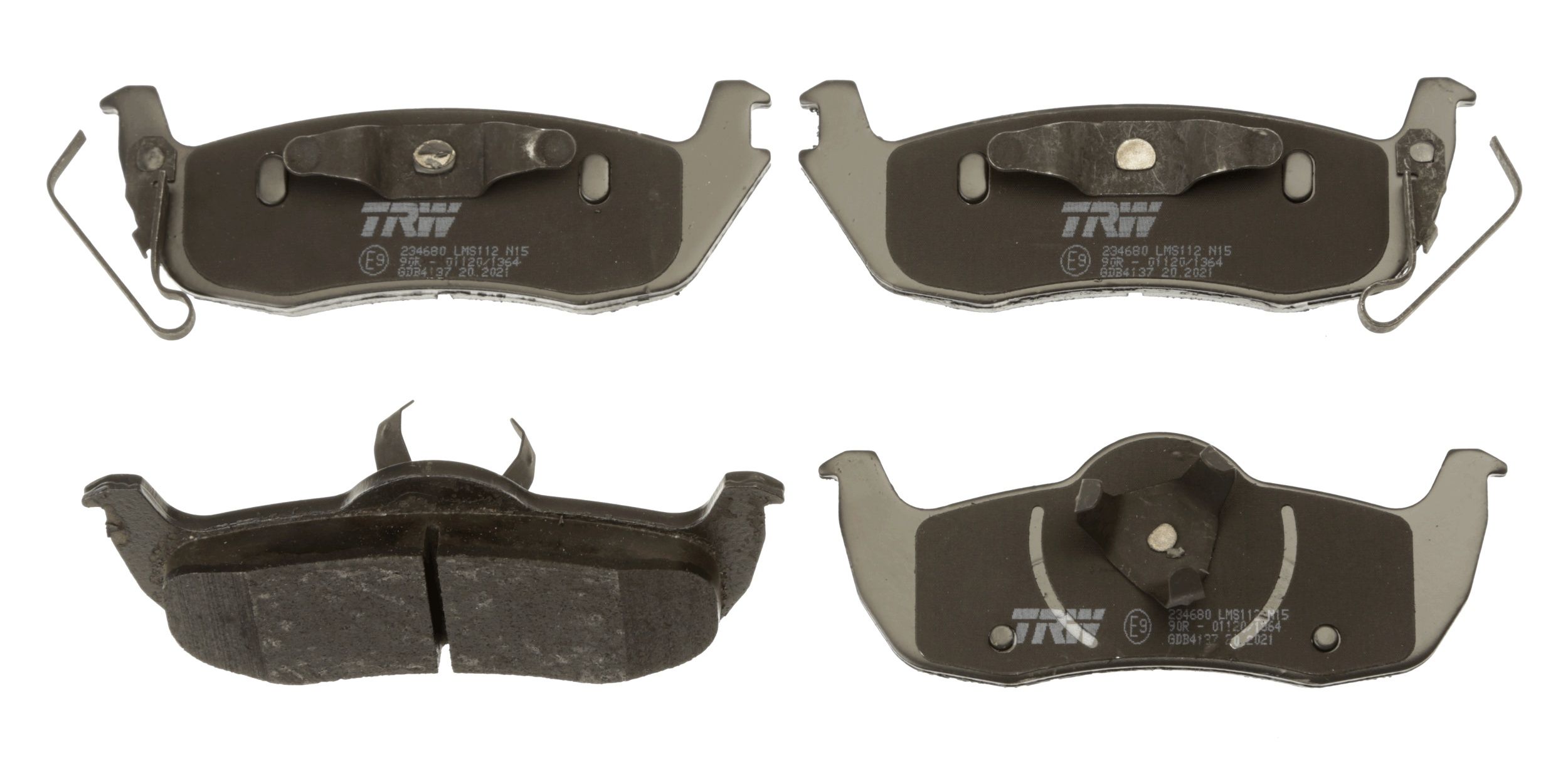 TRW DISC BRAKE PADS - TecDoc 2