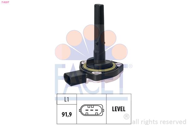 Sensor, engine oil level 7.0237