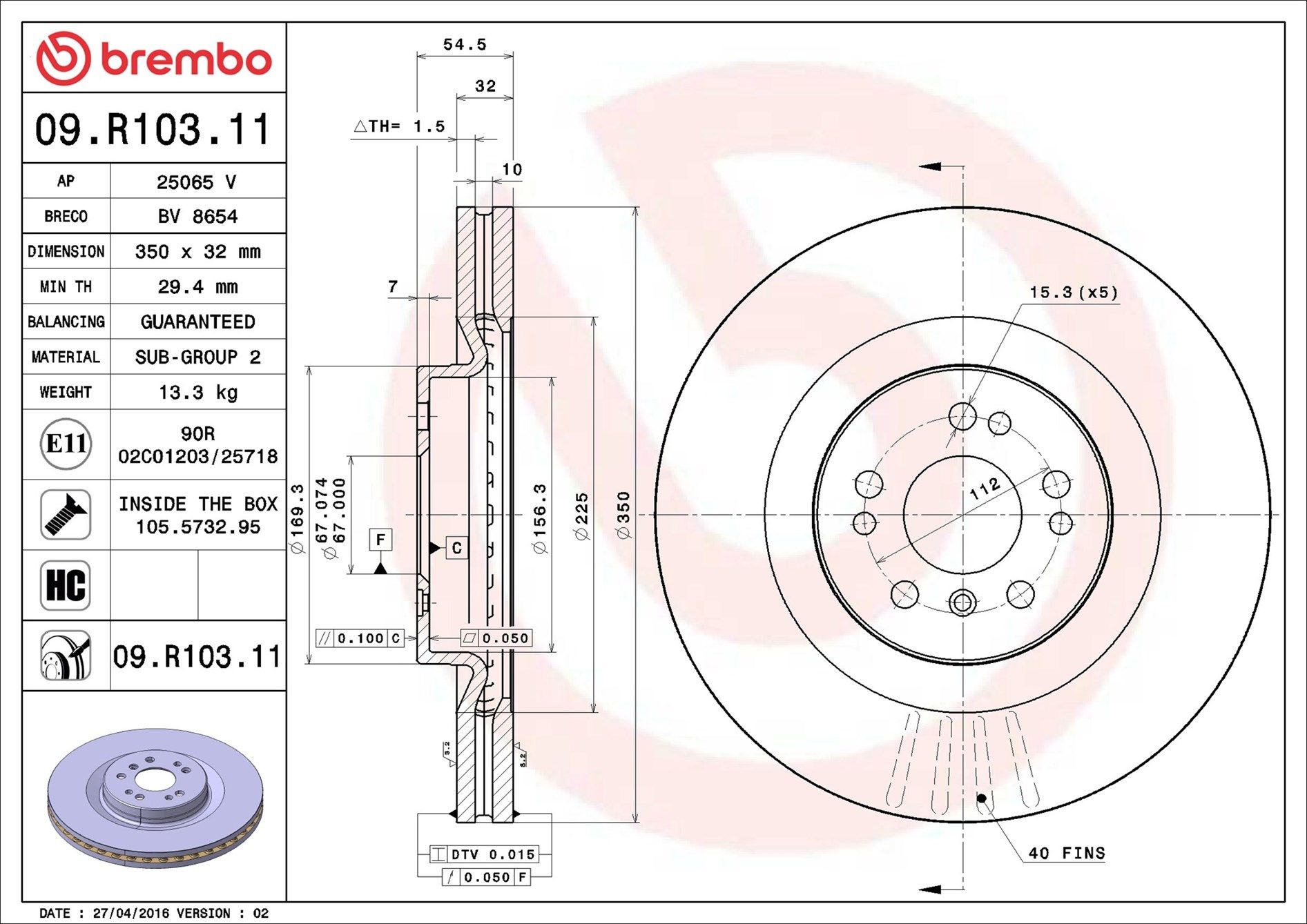 MERCEDES BENZ GLE250d W166 15-19 (FRT) - TecDoc 1