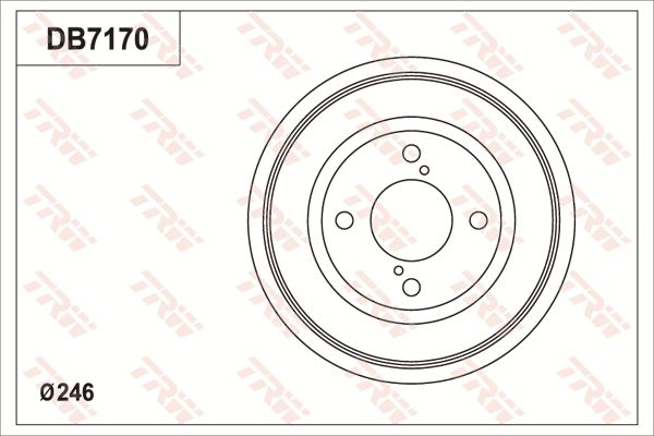 TRW BRAKE DISC - TecDoc Only