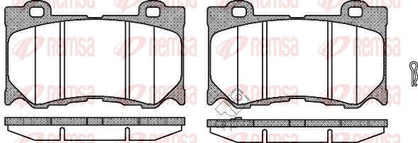 Premium Front Brake Pad Set Premium Front Brake Pad Set