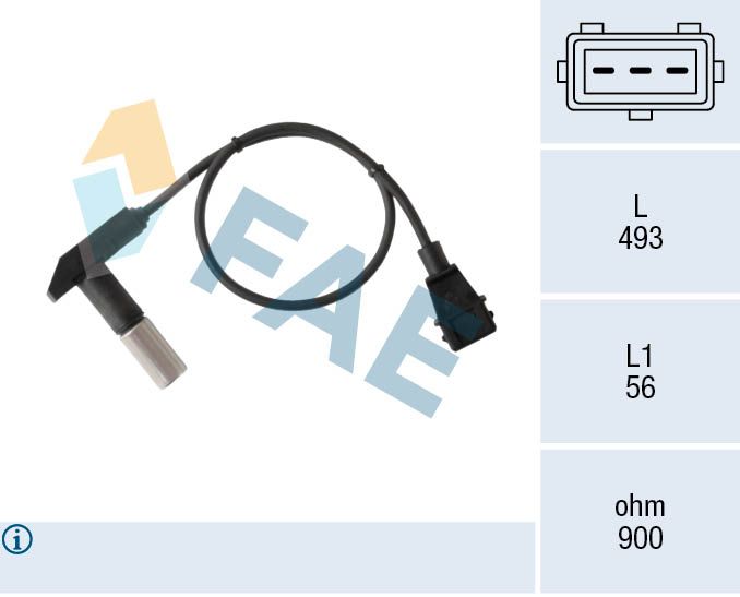 Sensor, crankshaft pulse 79208