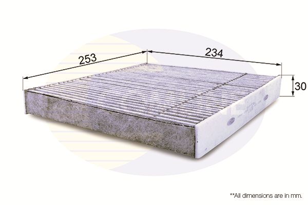 EKF328A COMLINE szűrő, utastér levegő