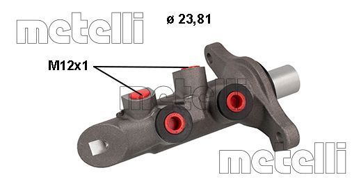METELLI 05-0876 Brake Master Cylinder