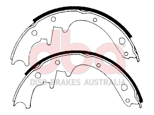 Street Series Brake Shoes [Ford / Trailer 254mm] - TecDoc Only