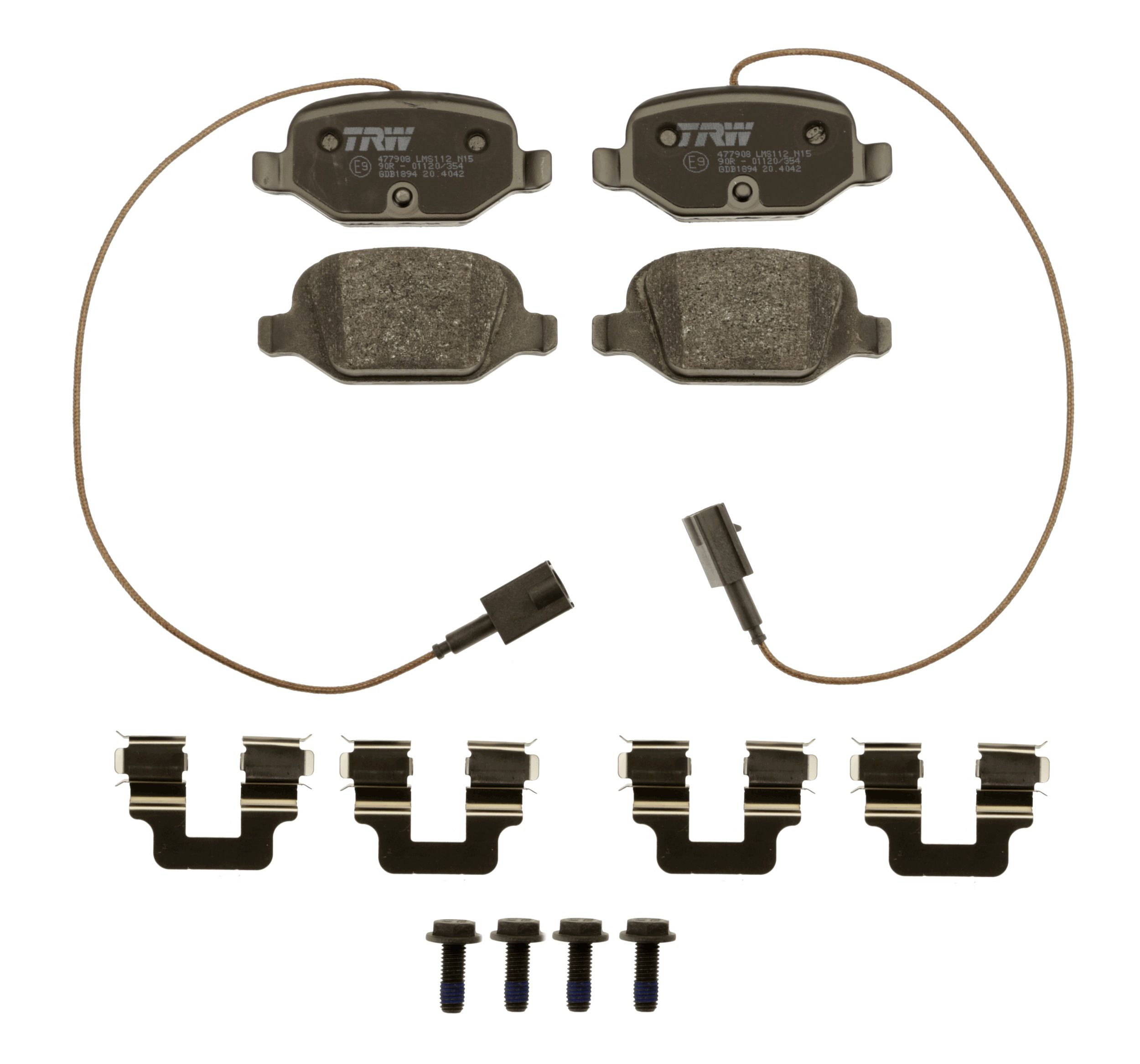 TRW DISC BRAKE PADS - TecDoc 2