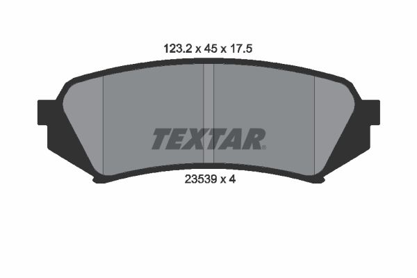 Brake Pad Set, disc brake 2353902